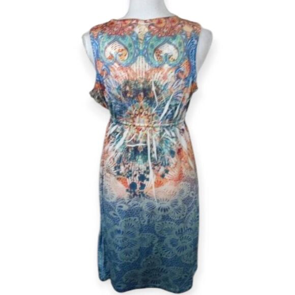 KIARA MULTICOLOR DRESS SZ.M EUC - Picture 4 of 5